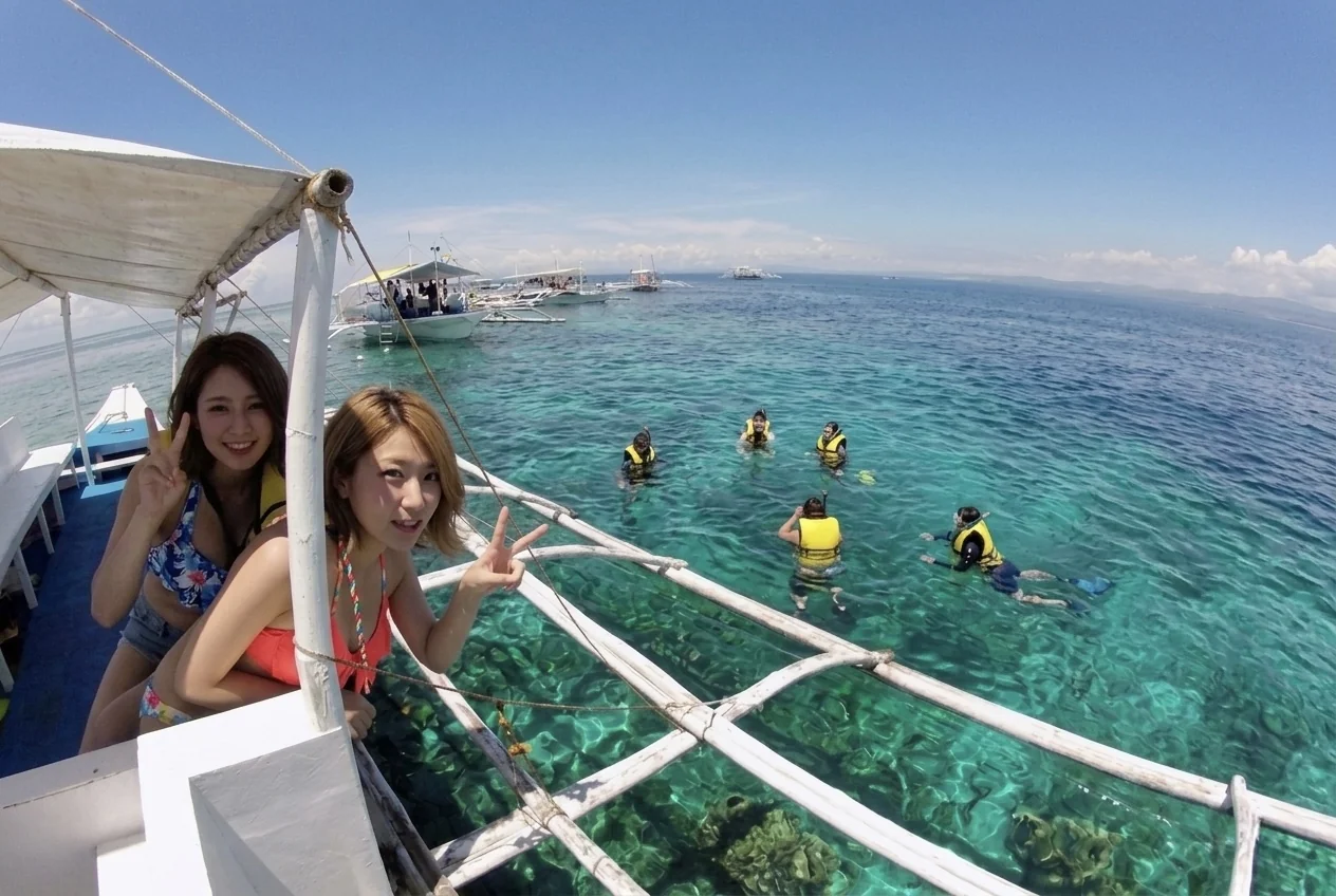ヒルトゥガン島(Hilutungan Island) 国立海洋保護区 シュノーケリングポイント